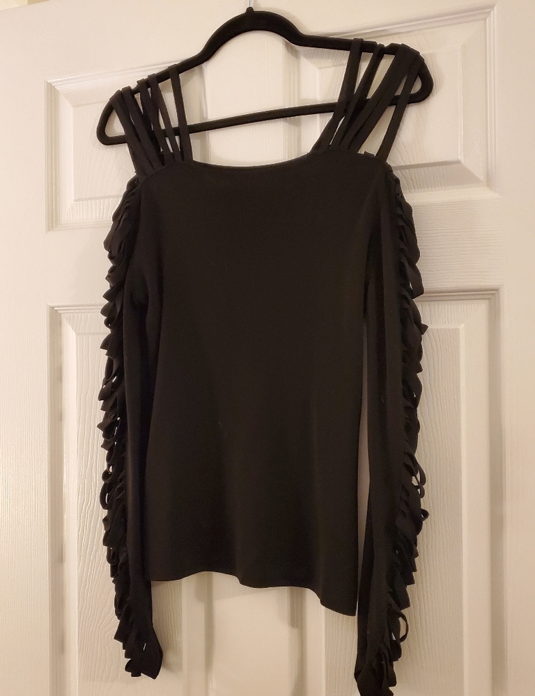Boston Proper Slashed Sleeve Sweater